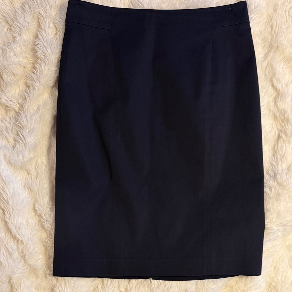 Ann Taylor Classic Navy Pencil Skirt